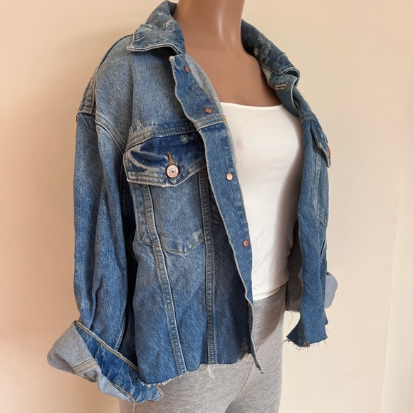 FREE PEOPLE Jean jacket - Picture 2 of 15